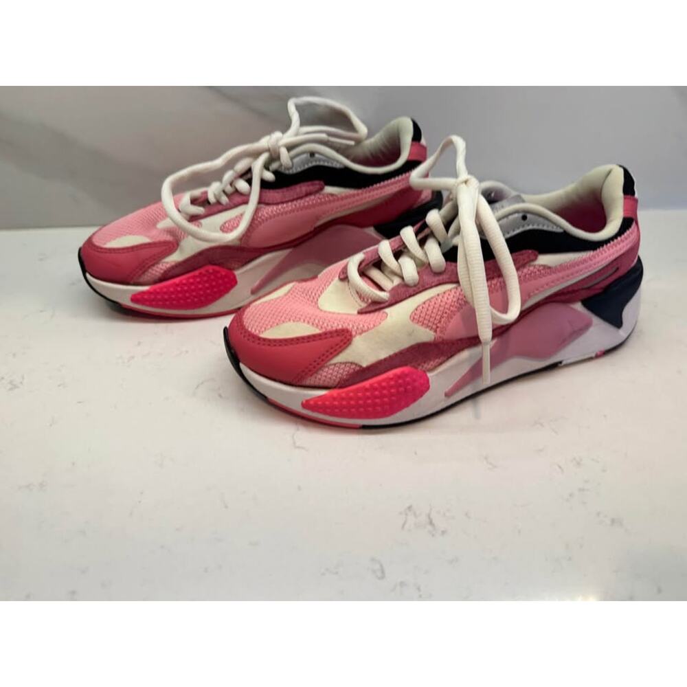 Puma Women’s Size 8 Pink RS-X3 Puzzle  Sneakers - Picture 4 of 8
